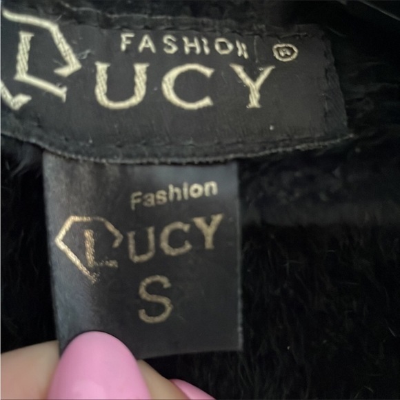 Ladies Lucy Fashion Faux Fur mix Zip Jacket size Small - Picture 5 of 12
